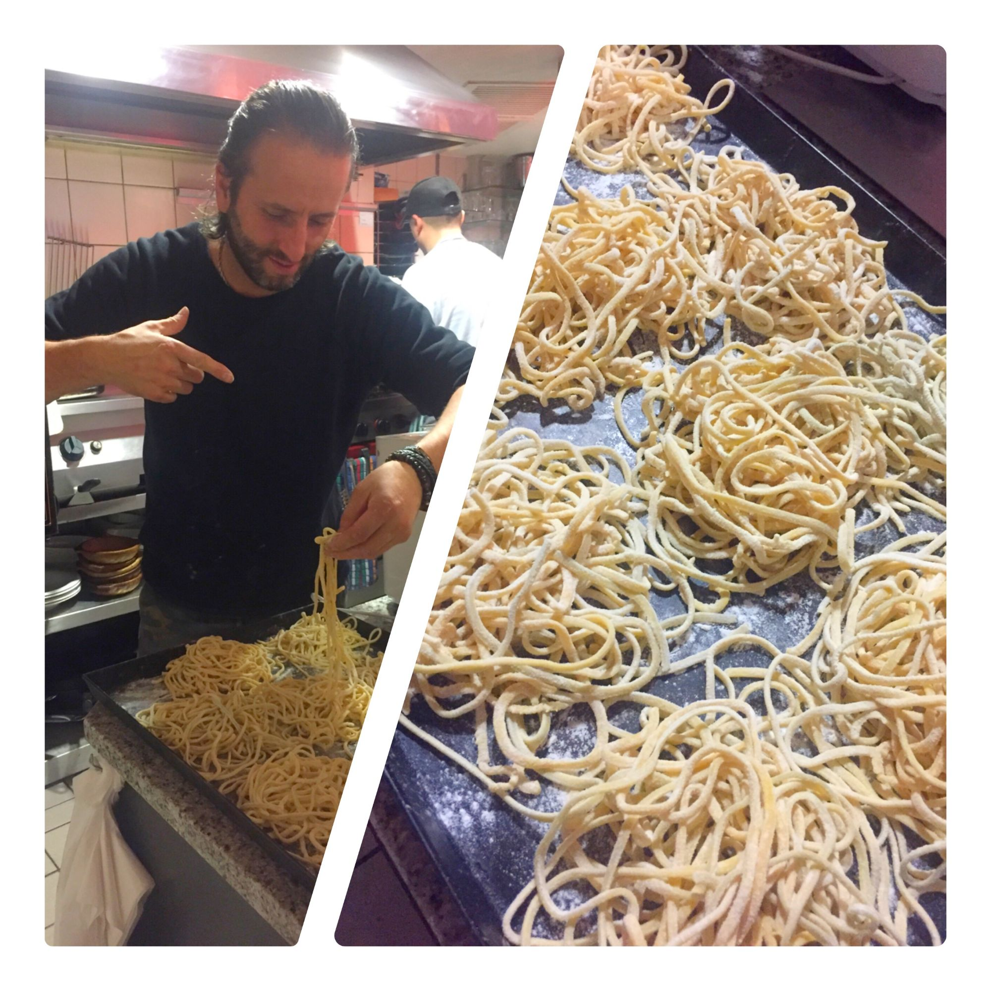 Rico bei der hausgemachten Pasta — frisch täglich